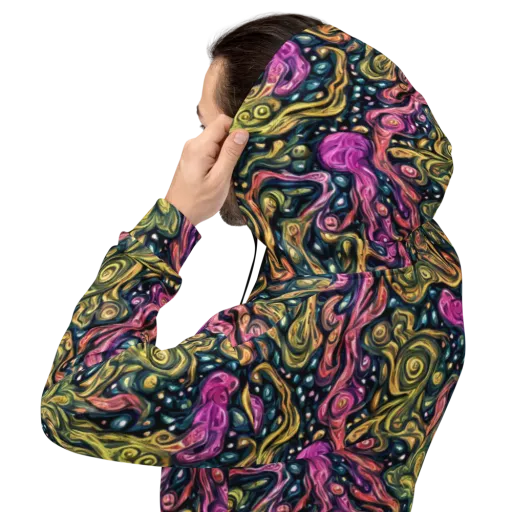 Prismatic Currents on a Hoodie