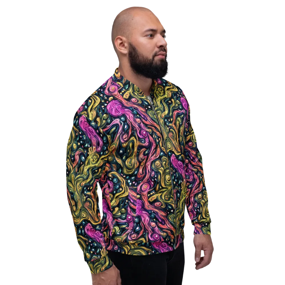 Prismatic Currents on Bomber Jacket — Right