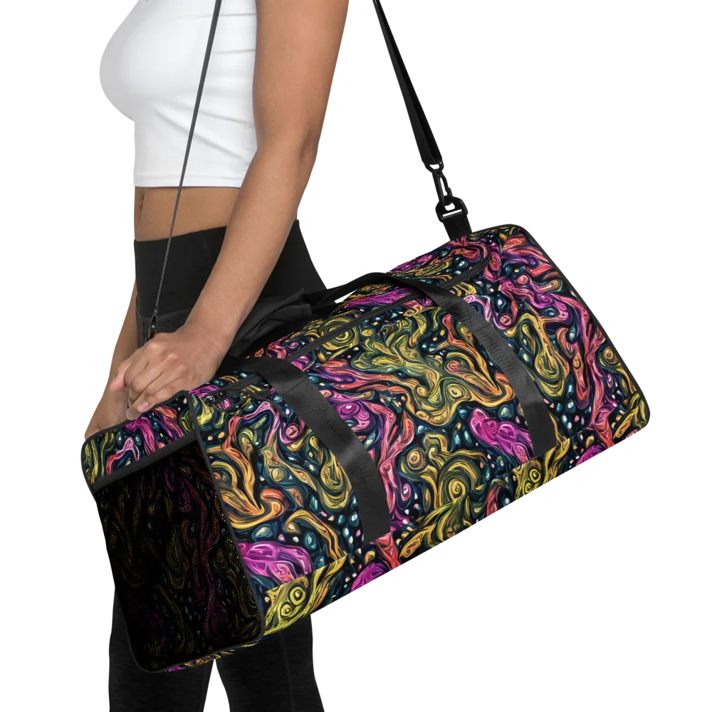 Prismatic Currents on Duffle Bag — Front