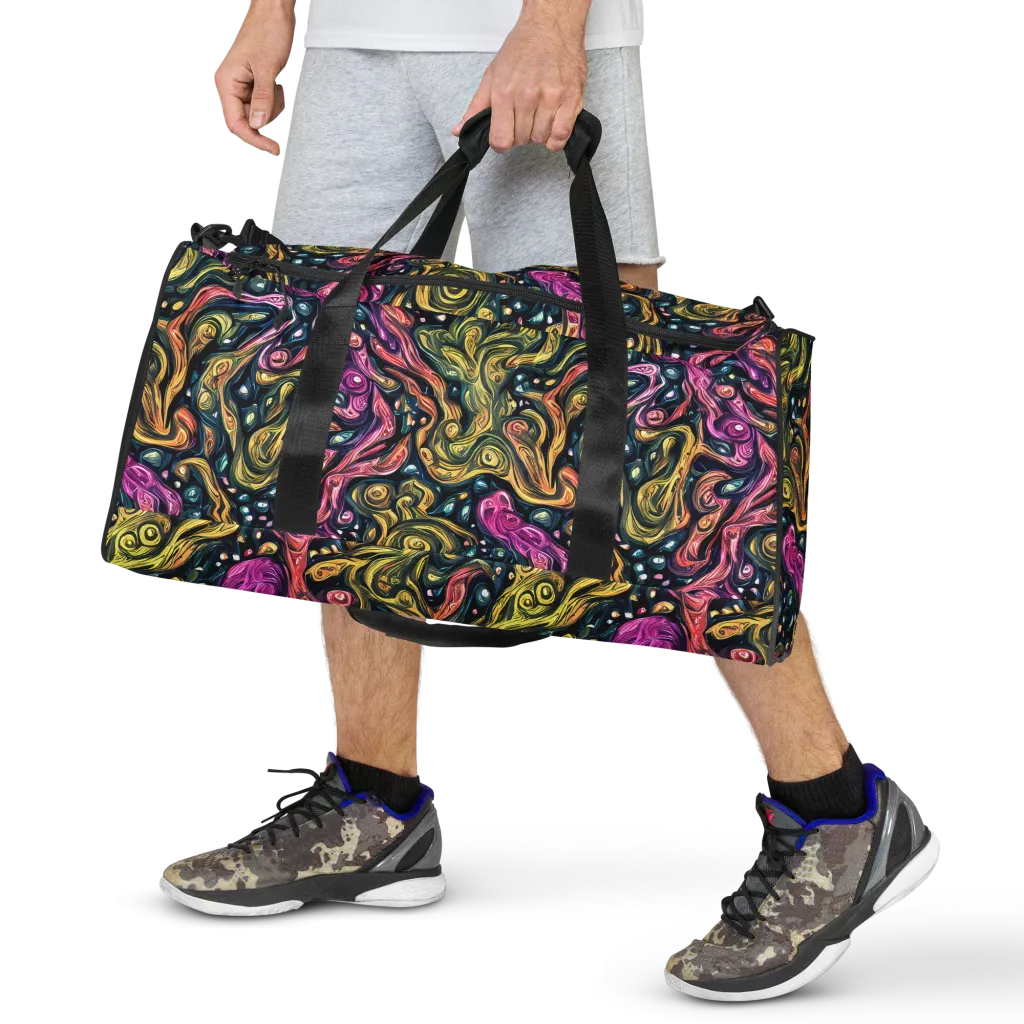 Prismatic Currents on Duffle Bag — Front