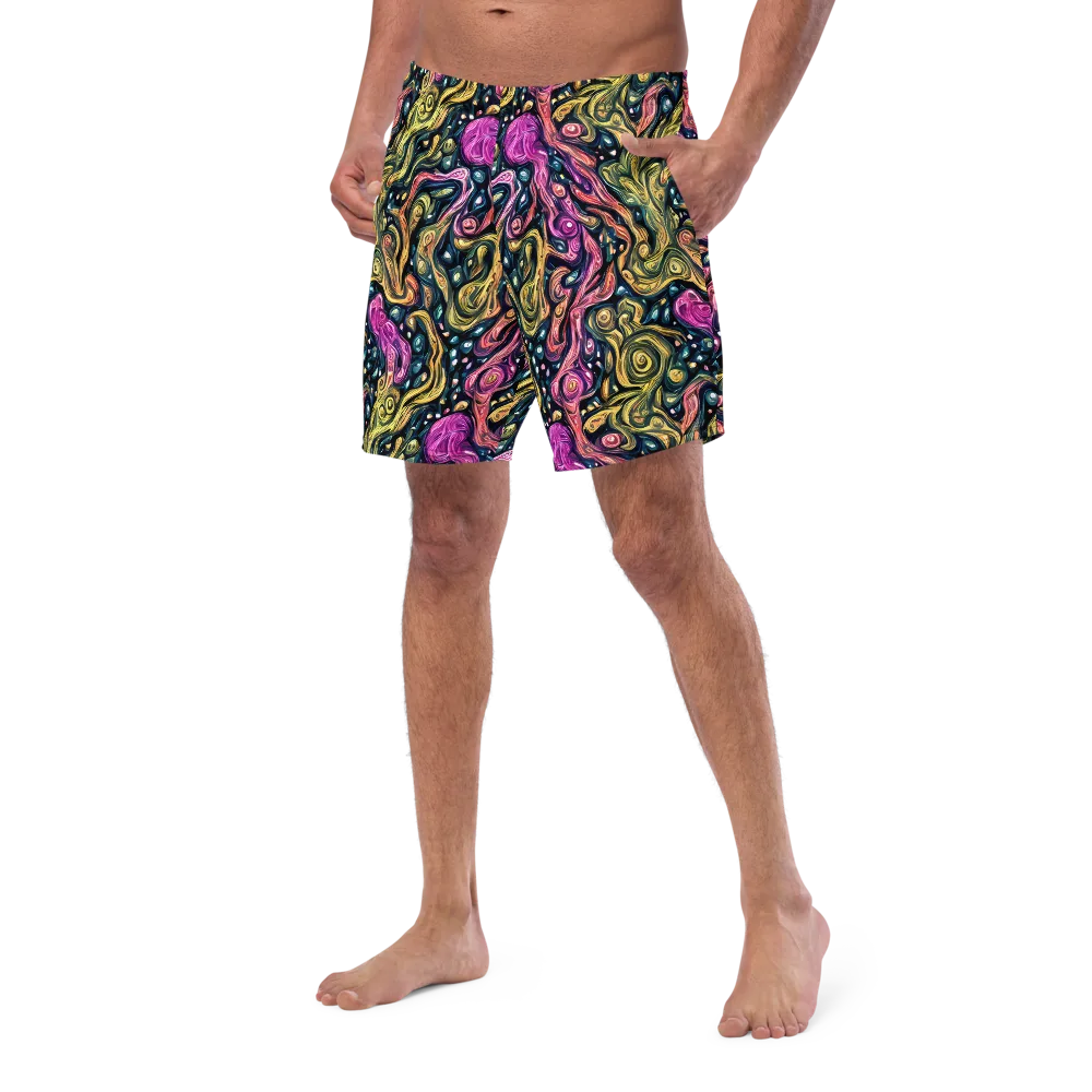 Prismatic Currents on Swim Trunks — Left Front