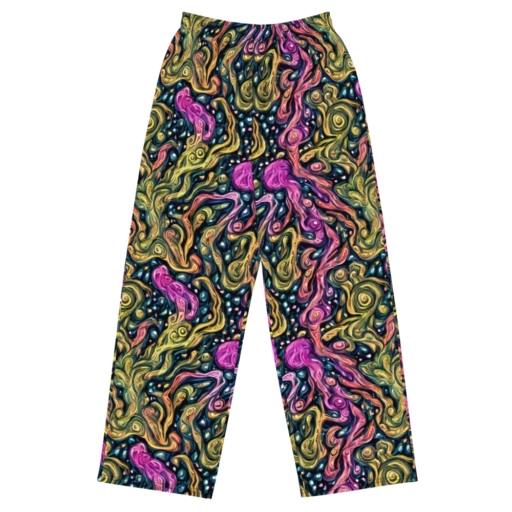 Prismatic Currents on Wide-Leg Pants — Front