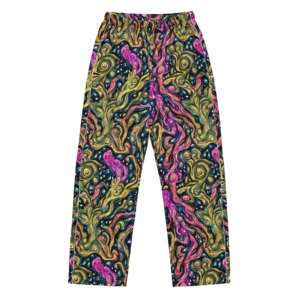 Prismatic Currents on Women's Pajama Pants — Front
