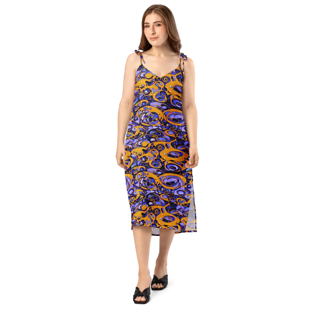 Psychedelic Alloy on Slip Dress — Front