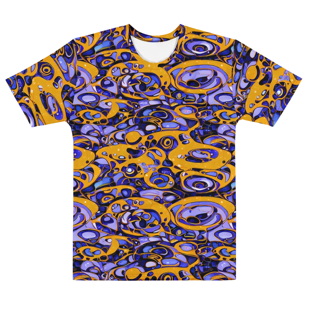 Psychedelic Alloy on Men's Cotton Crew Neck T-Shirt — Front