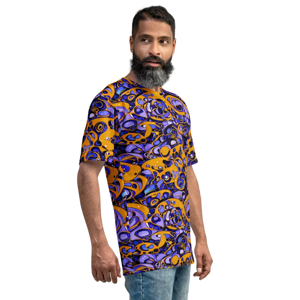 Psychedelic Alloy on Men's Crew Neck T-Shirt — Right