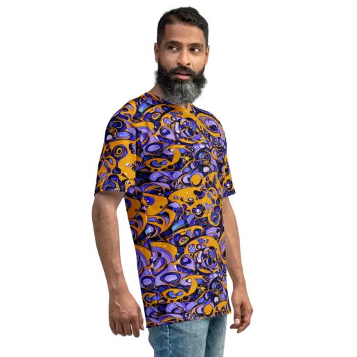 Psychedelic Alloy on a Men's Crew Neck T-Shirt
