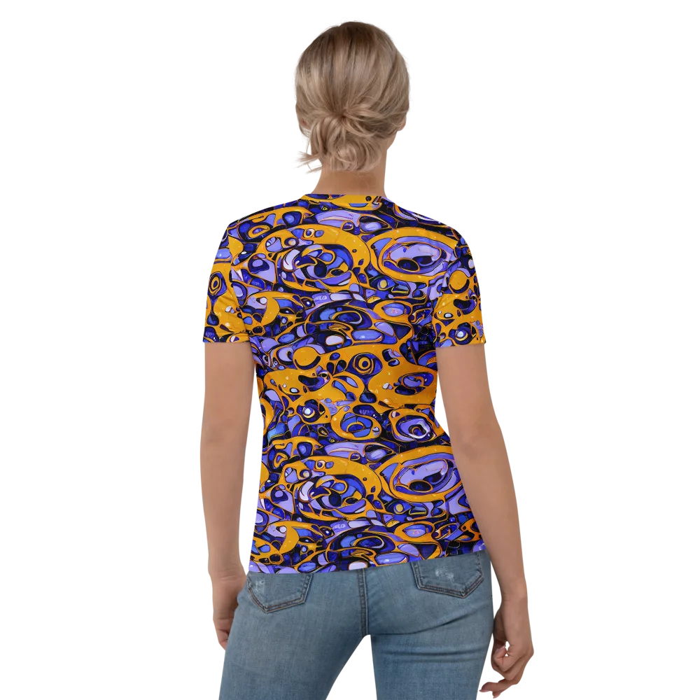 Psychedelic Alloy on Women's Crew Neck T-Shirt — Back
