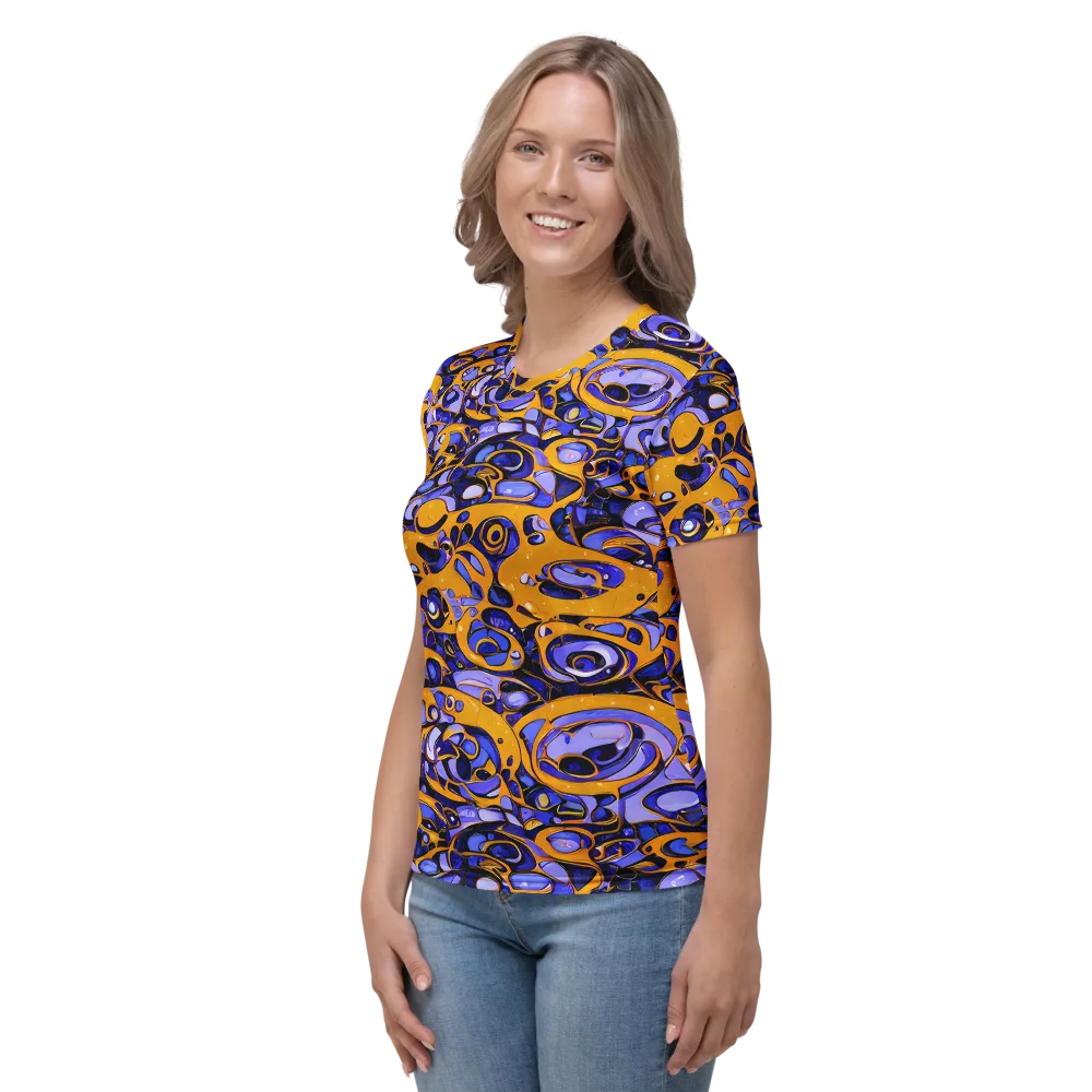 Psychedelic Alloy on Women's Crew Neck T-Shirt — Left
