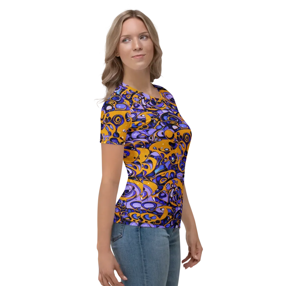 Psychedelic Alloy on Women's Crew Neck T-Shirt — Right