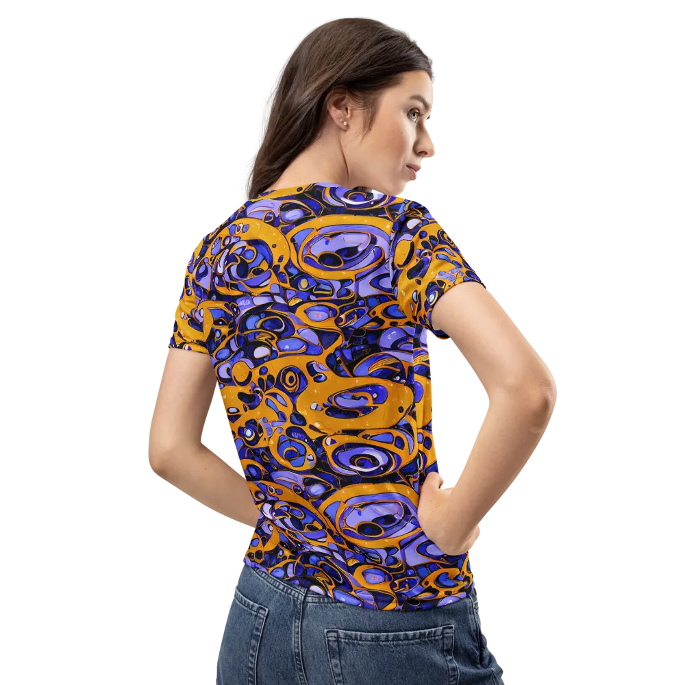 Psychedelic Alloy on Women's Crew Neck T-Shirt — Back