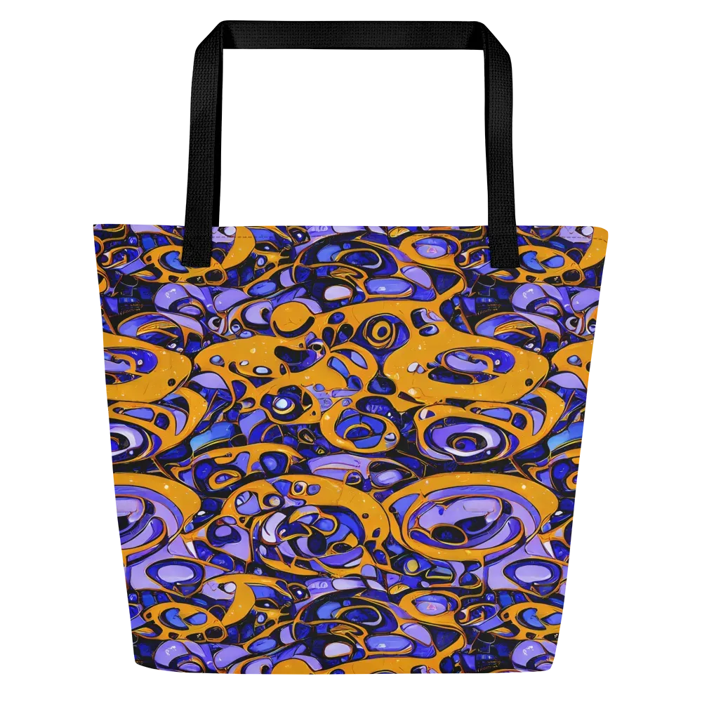 Psychedelic Alloy on Large Tote Bag W/ Pocket — Front