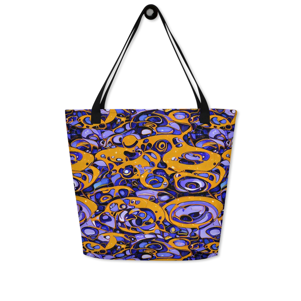 Psychedelic Alloy on Large Tote Bag W/ Pocket — Front