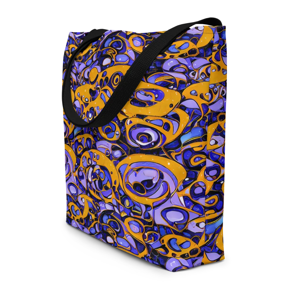 Psychedelic Alloy on Large Tote Bag W/ Pocket — Front