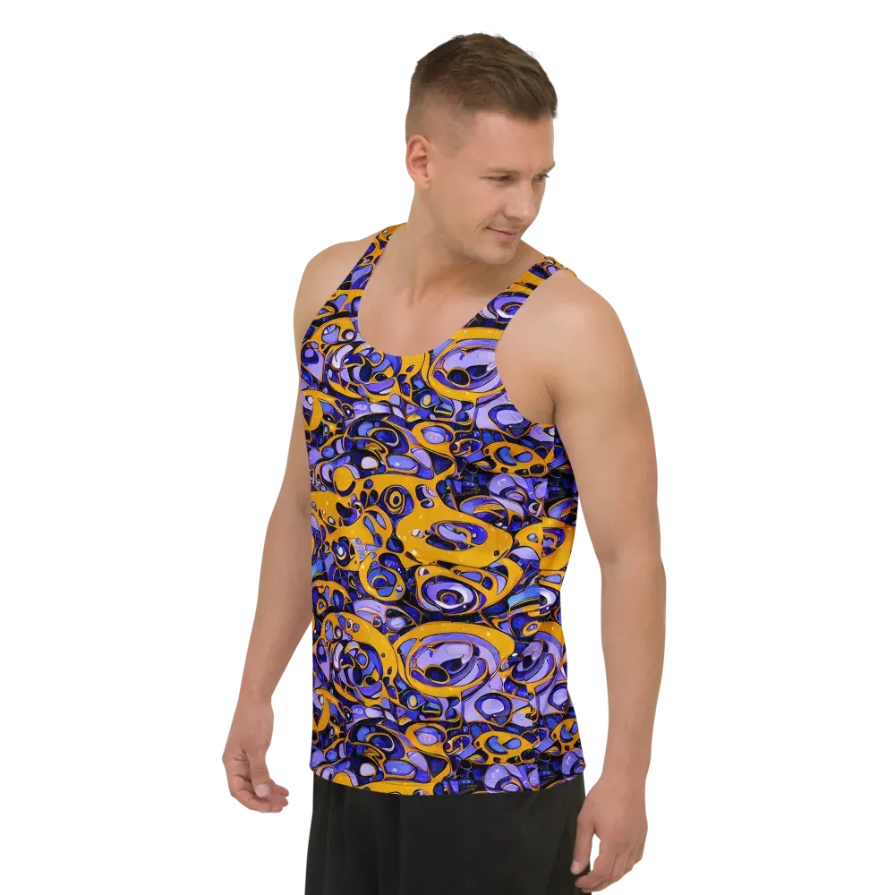 Psychedelic Alloy on Men's Tank Top — Left Front