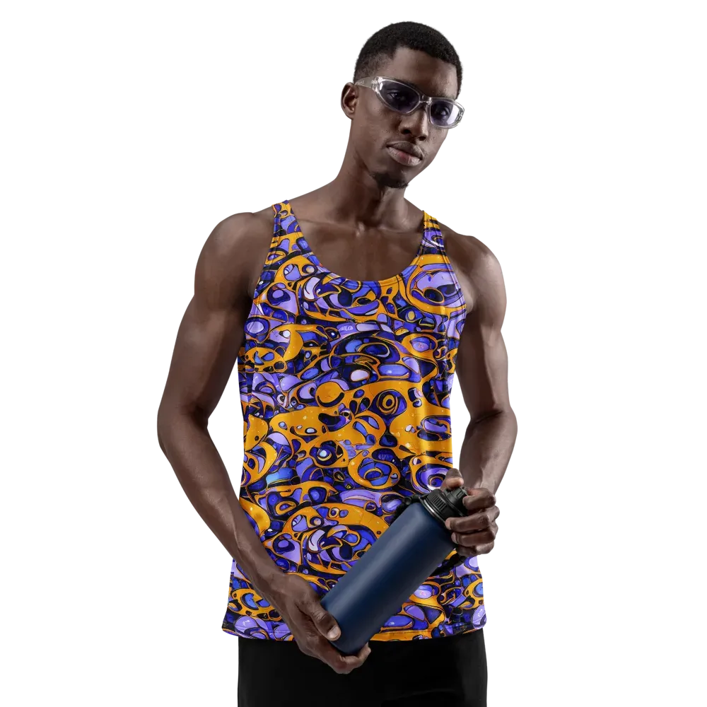 Psychedelic Alloy on Men's Tank Top — Front