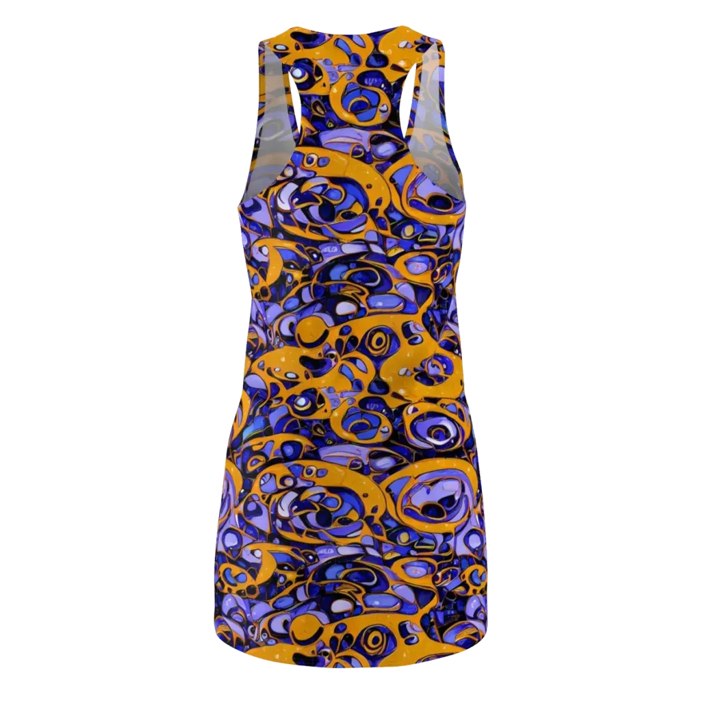 Psychedelic Alloy on Racerback Dress — Back