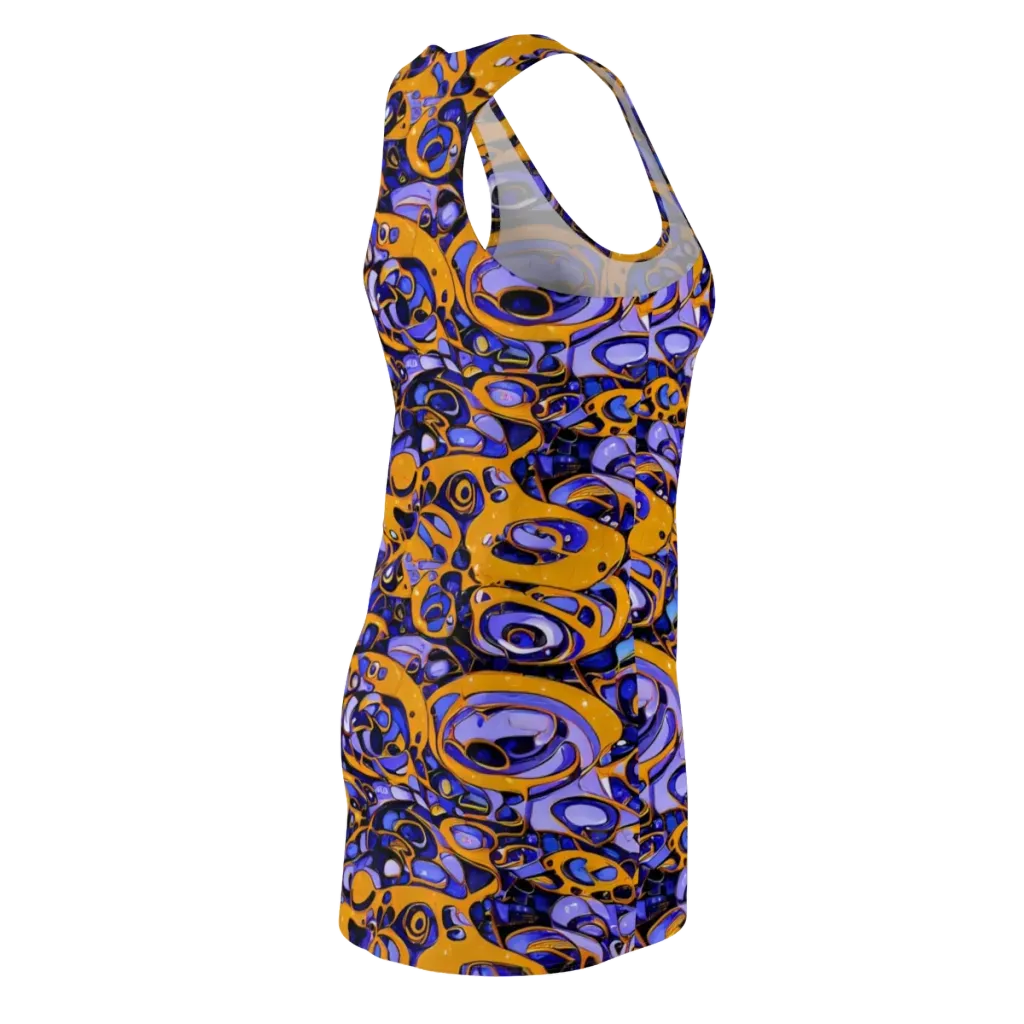 Psychedelic Alloy on Racerback Dress — Back Side