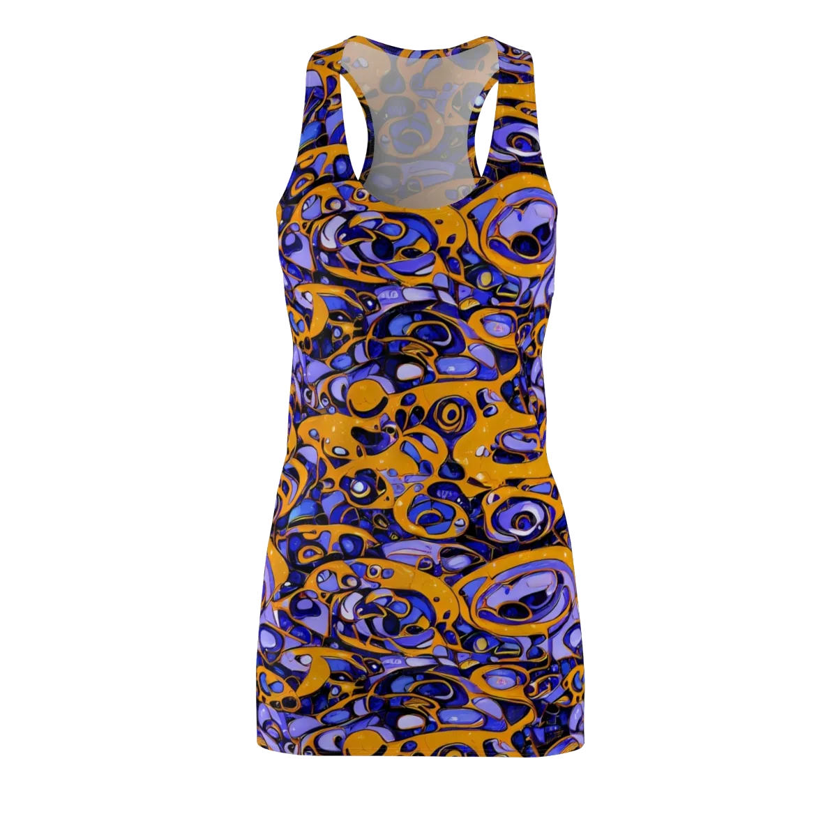 Psychedelic Alloy on Racerback Dress — Front