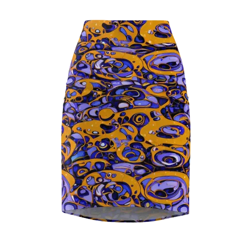Psychedelic Alloy on a Pencil Skirt