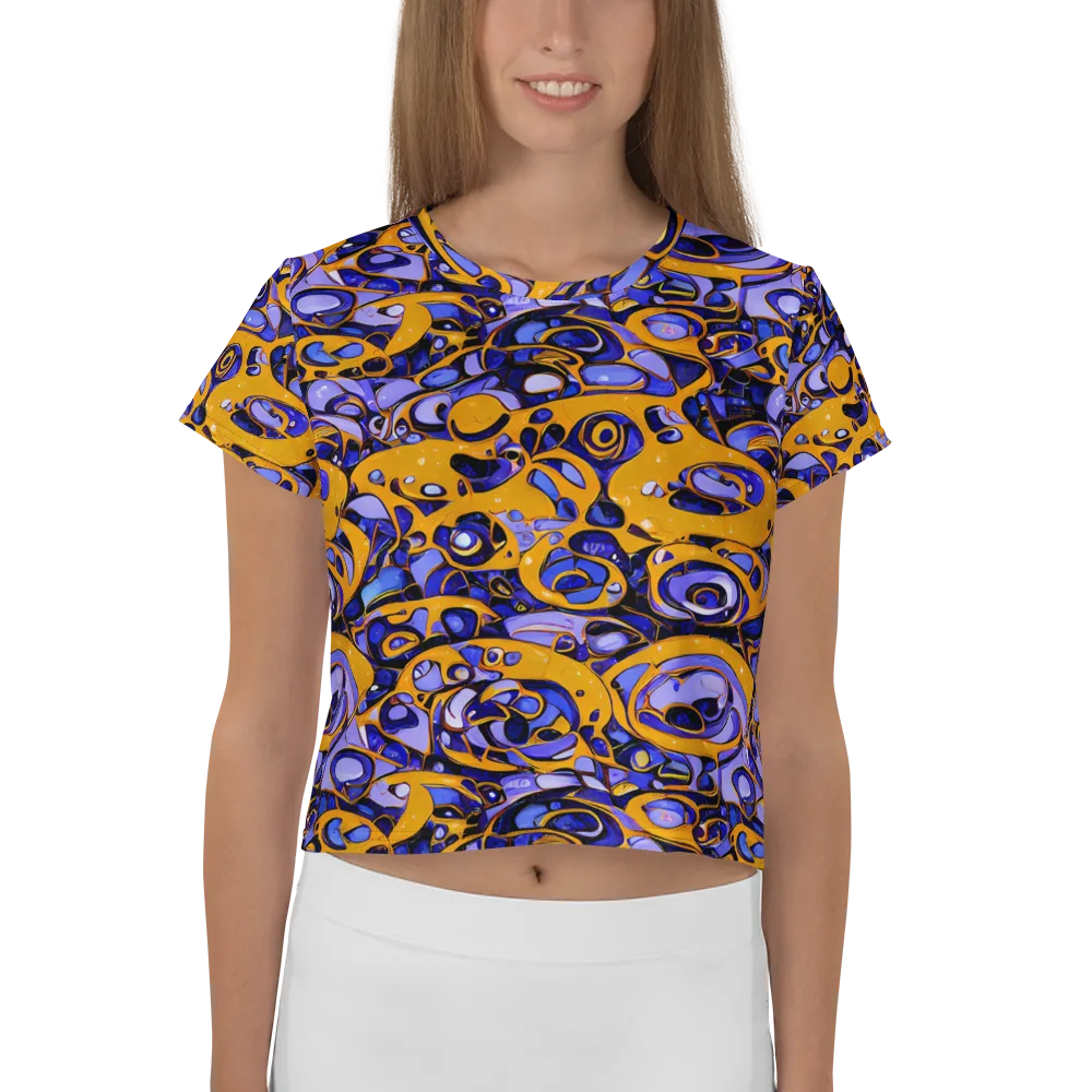 Psychedelic Alloy on Crop Tee — Front