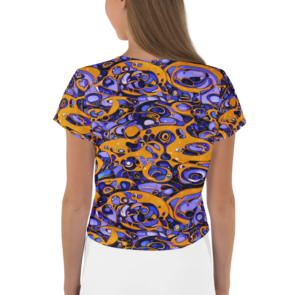 Psychedelic Alloy on Crop Tee — Back