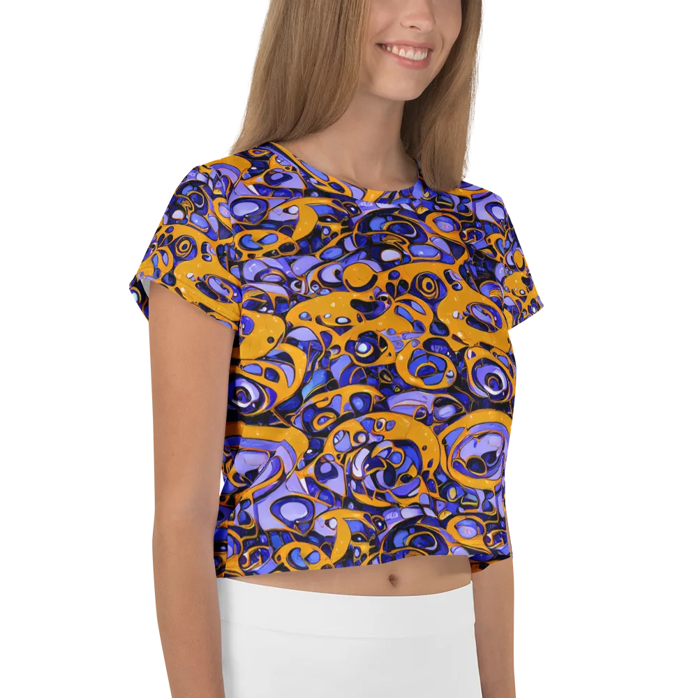 Psychedelic Alloy on Crop Tee — Right