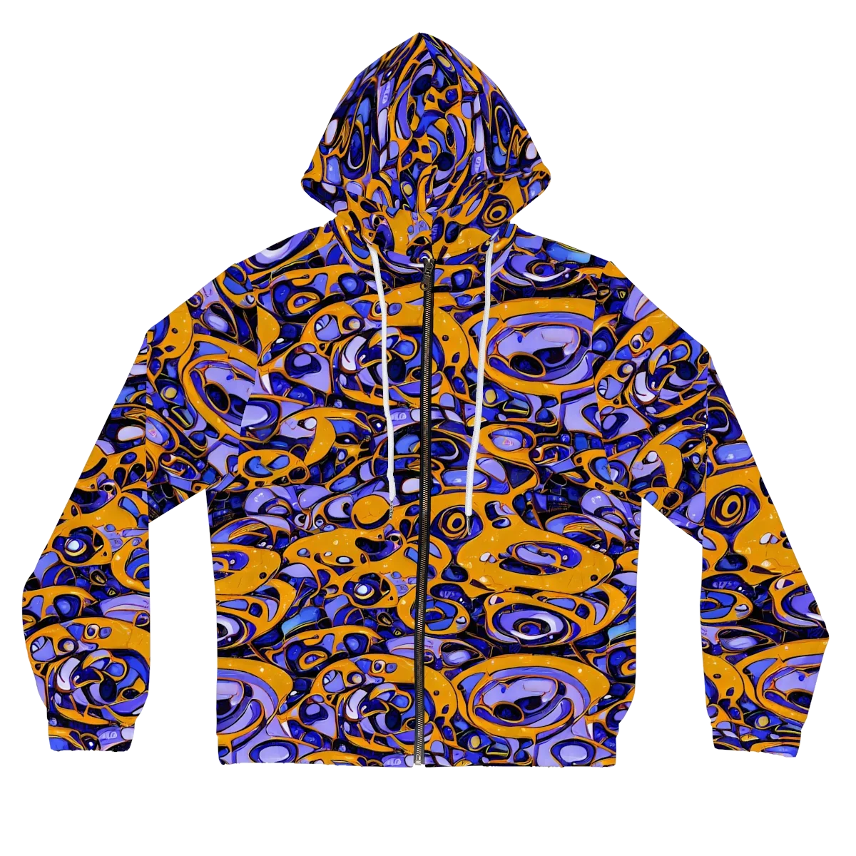 Psychedelic Alloy on Women's Full-Zip Hoodie — Front