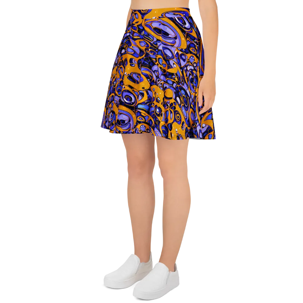 Psychedelic Alloy on Skater Skirt — Left