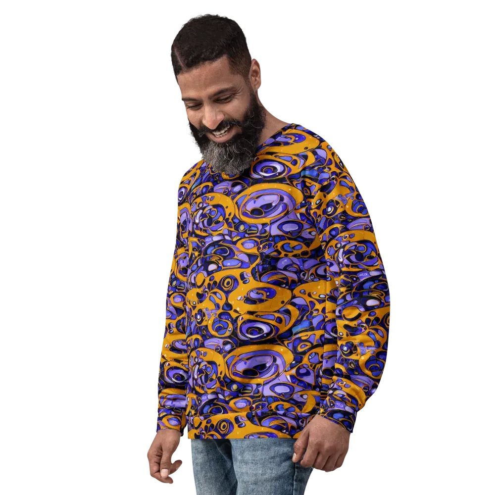 Psychedelic Alloy on Sweatshirt — Left Front