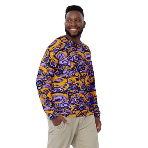 Psychedelic Alloy on a Sweatshirt