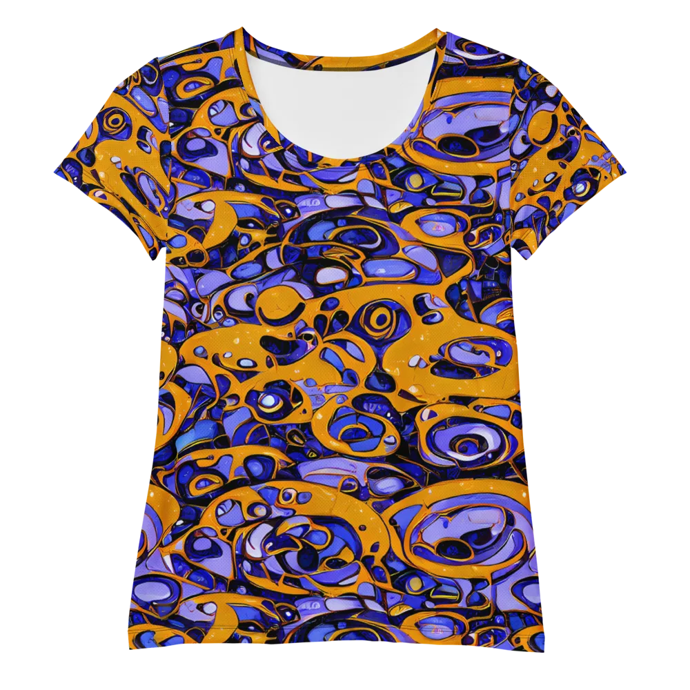 Psychedelic Alloy on Women's Athletic T-Shirt — Front