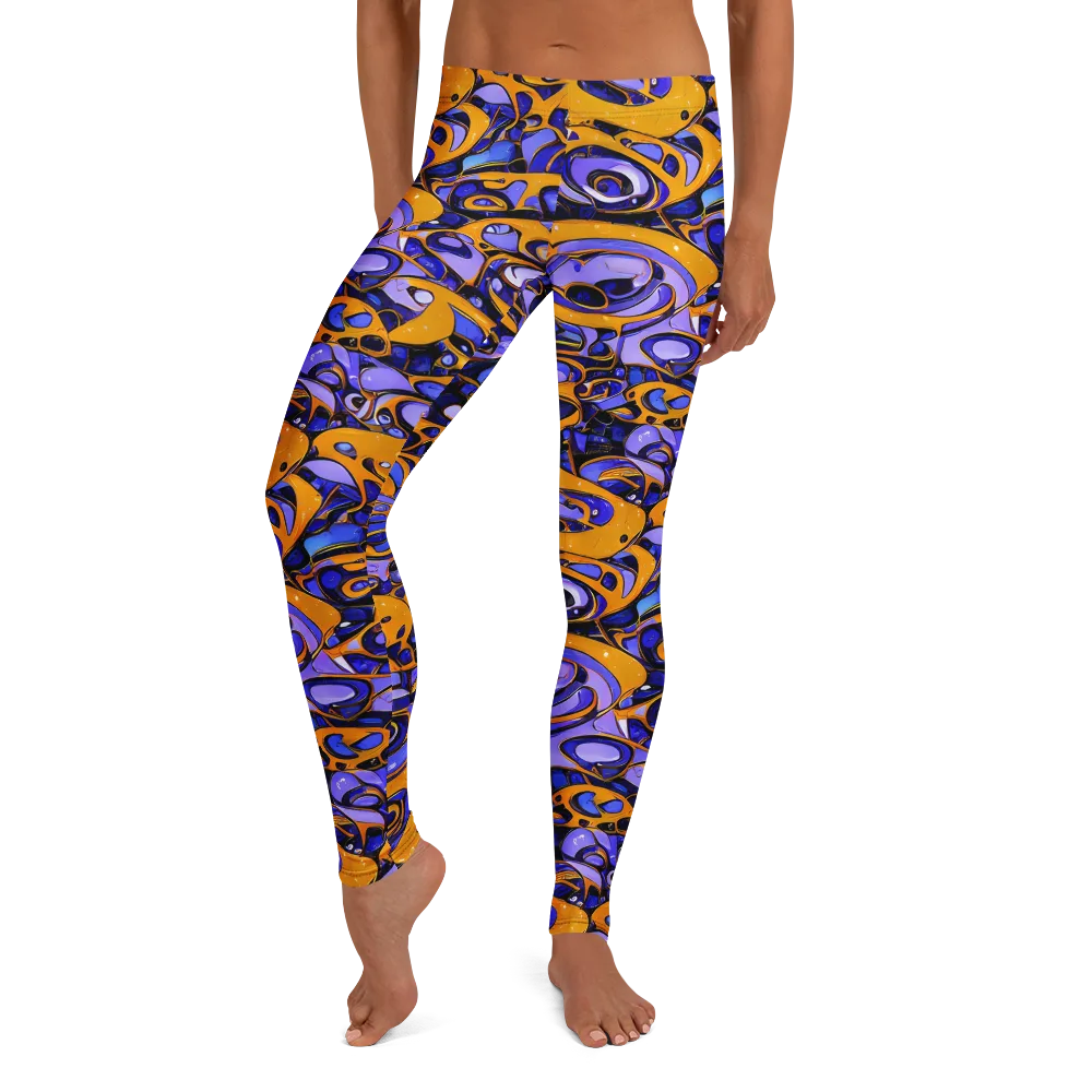 Psychedelic Alloy on Leggings — Front