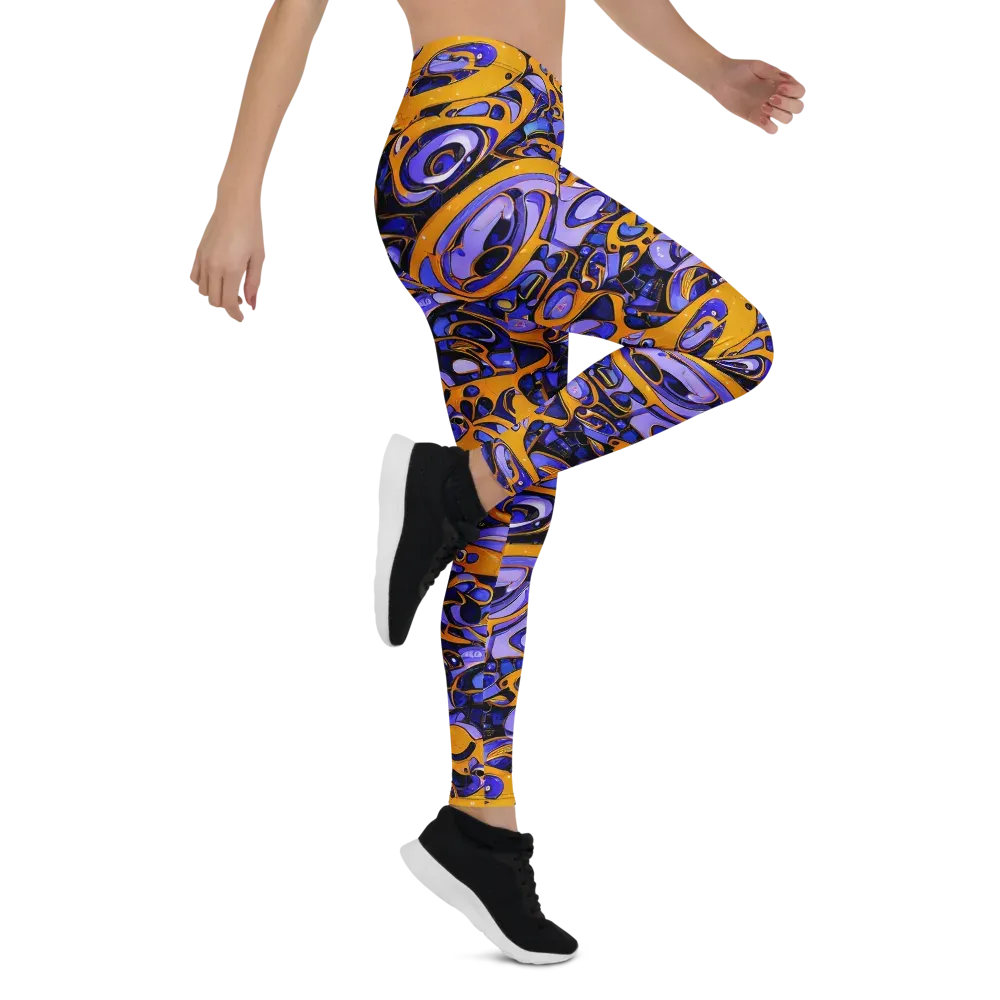 Psychedelic Alloy on Leggings — Right