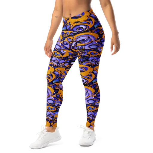 Psychedelic Alloy on a Leggings