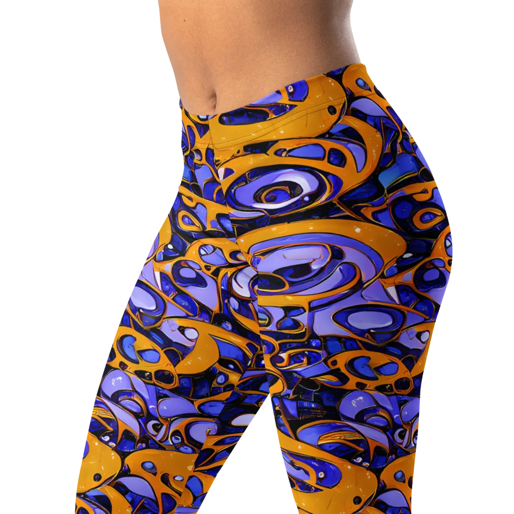 Psychedelic Alloy on Leggings — Left Front