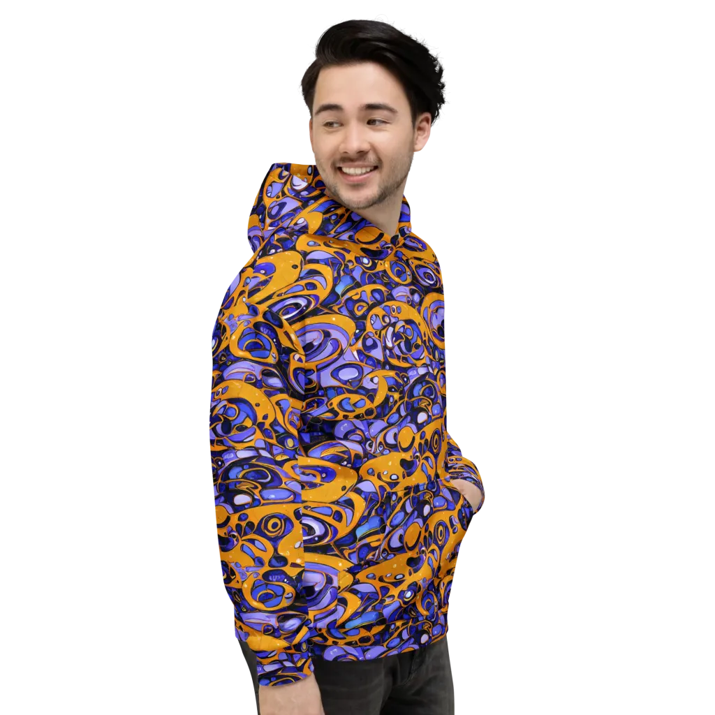 Psychedelic Alloy on Hoodie — Right