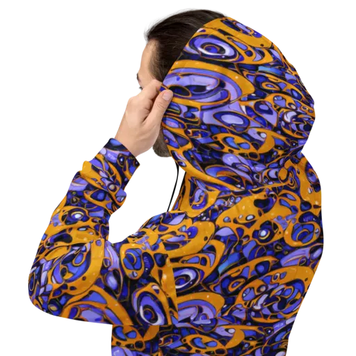 Psychedelic Alloy on a Hoodie