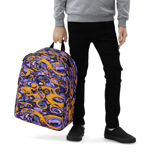 Psychedelic Alloy on a Minimalist Backpack