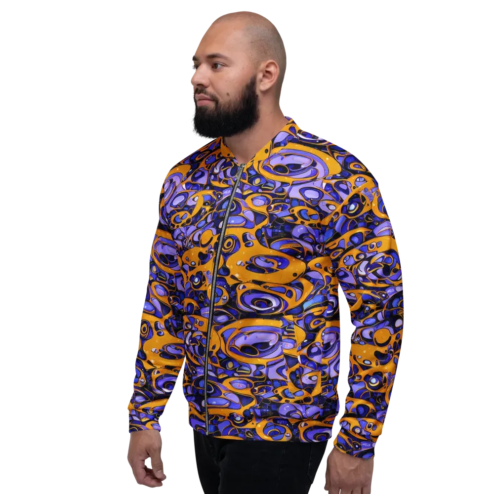 Psychedelic Alloy on Bomber Jacket — Left