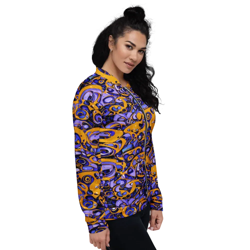 Psychedelic Alloy on Bomber Jacket — Right