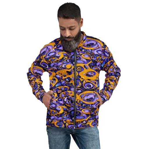 Psychedelic Alloy on a Bomber Jacket