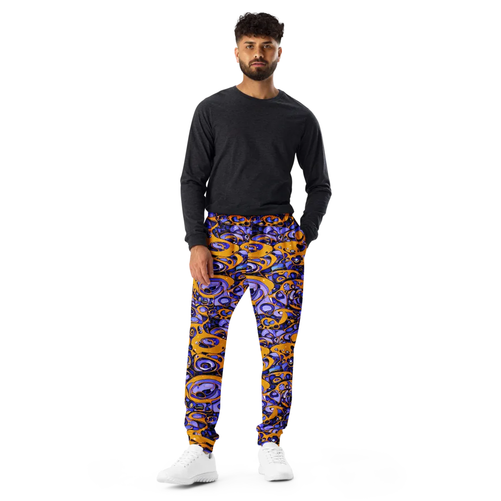 Psychedelic Alloy on Men's Joggers — Front