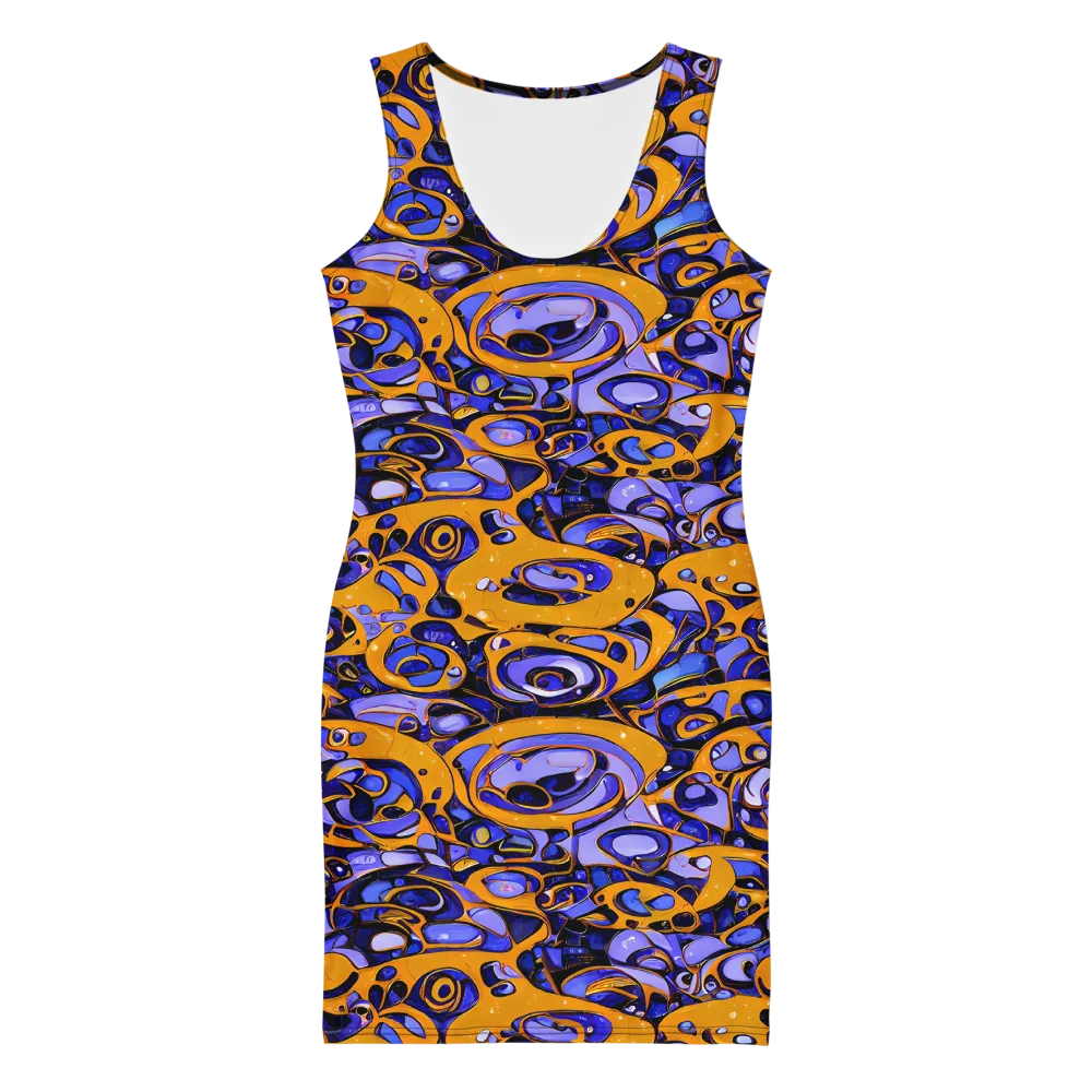 Psychedelic Alloy on Bodycon Dress — Front
