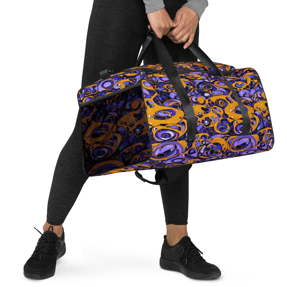 Psychedelic Alloy on Duffle Bag — Right Front