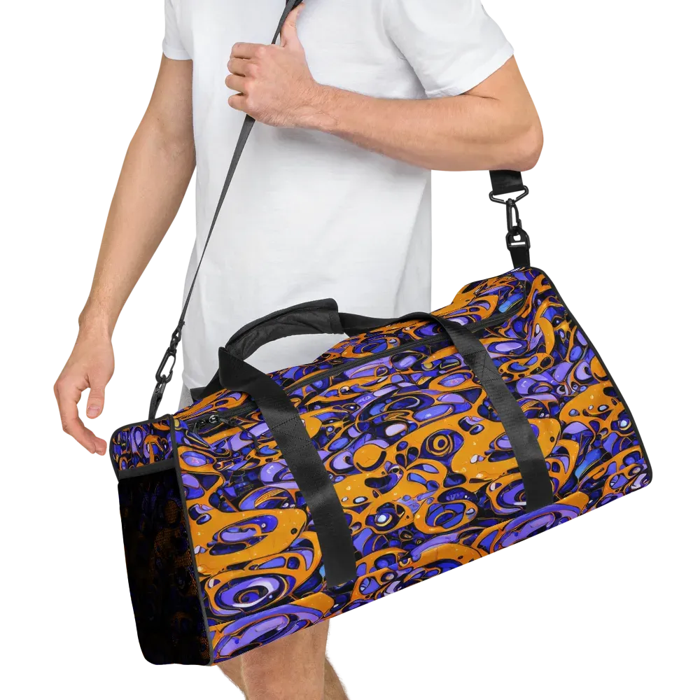 Psychedelic Alloy on Duffle Bag — Right Front