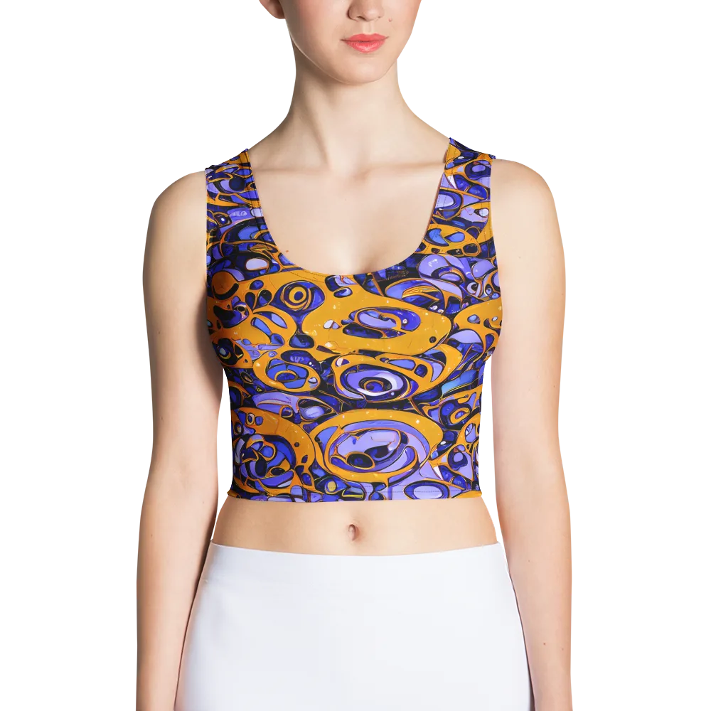 Psychedelic Alloy on Crop Top — Front