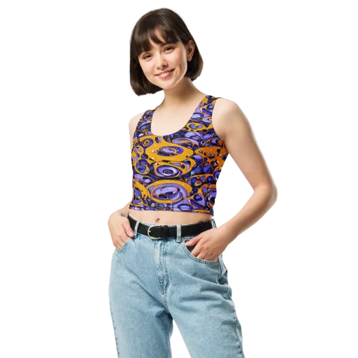 Psychedelic Alloy on a Crop Top