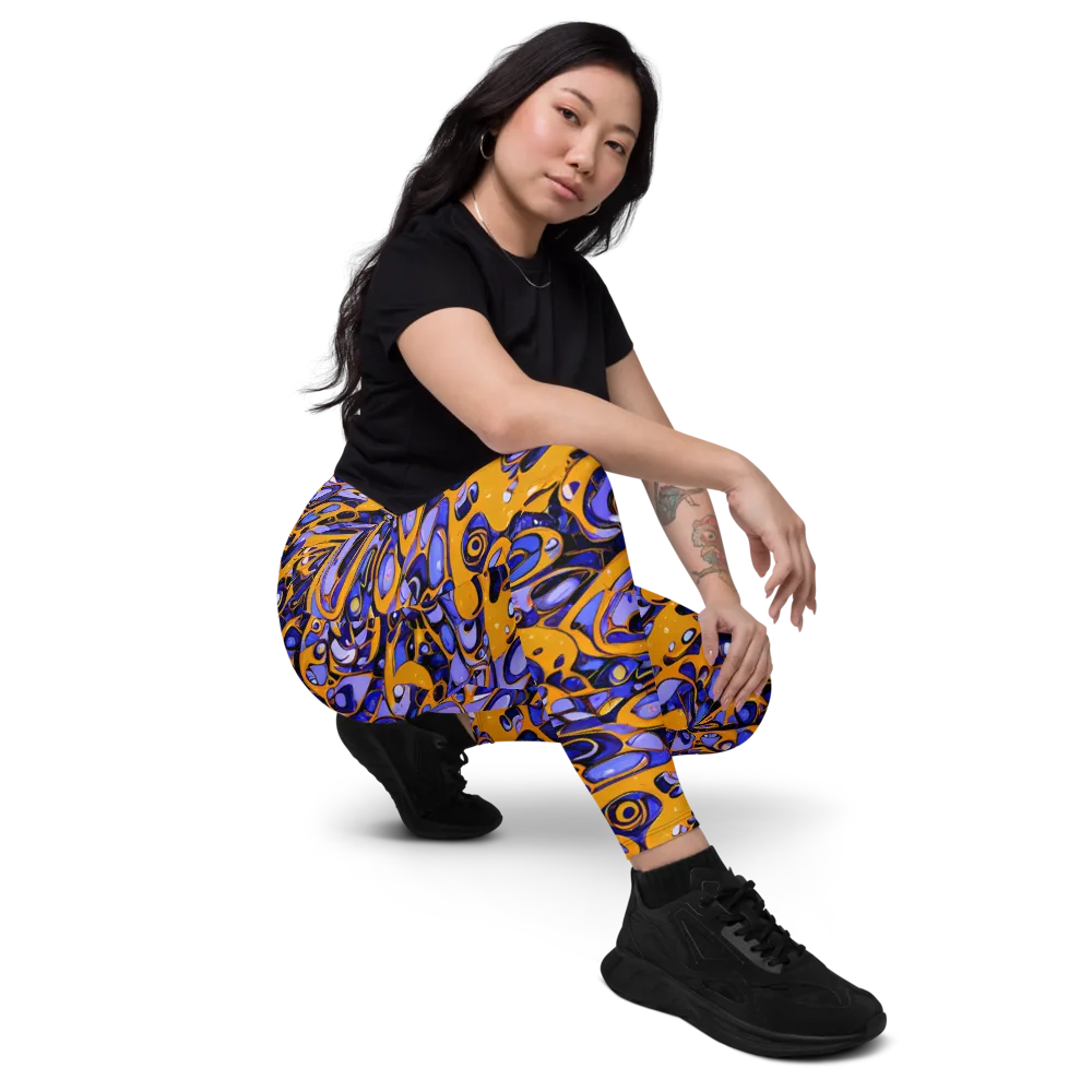 Psychedelic Alloy on Leggings with Pockets — Right Front