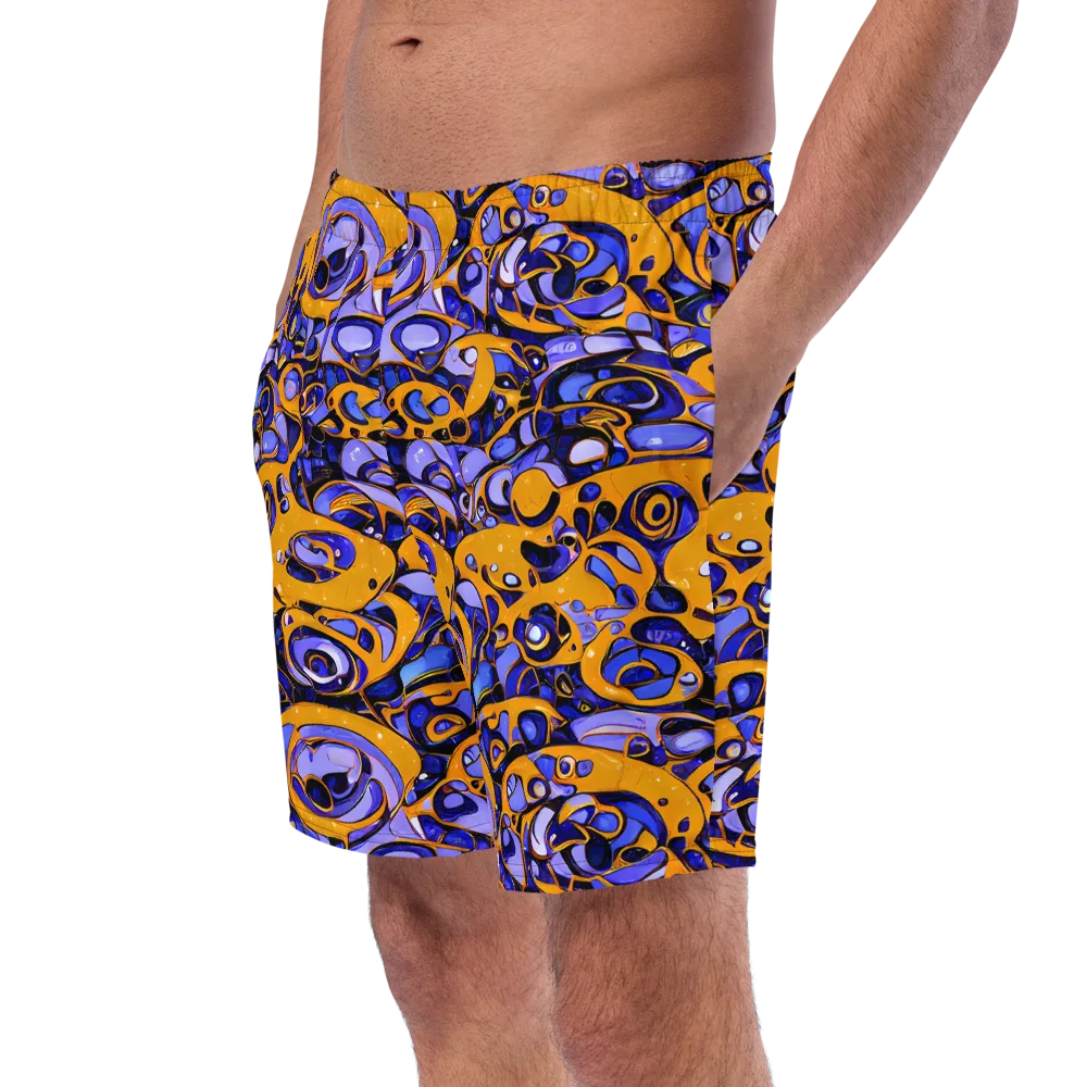 Psychedelic Alloy on Swim Trunks — Left Front